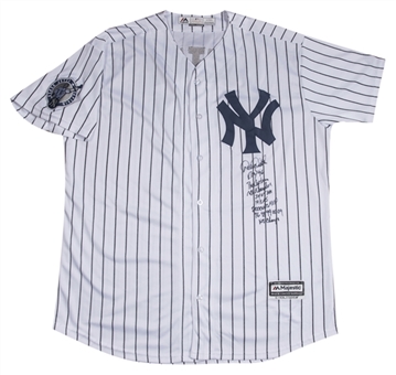 Derek Jeter Signed New York Yankees Multi-Inscription Jersey (JSA)